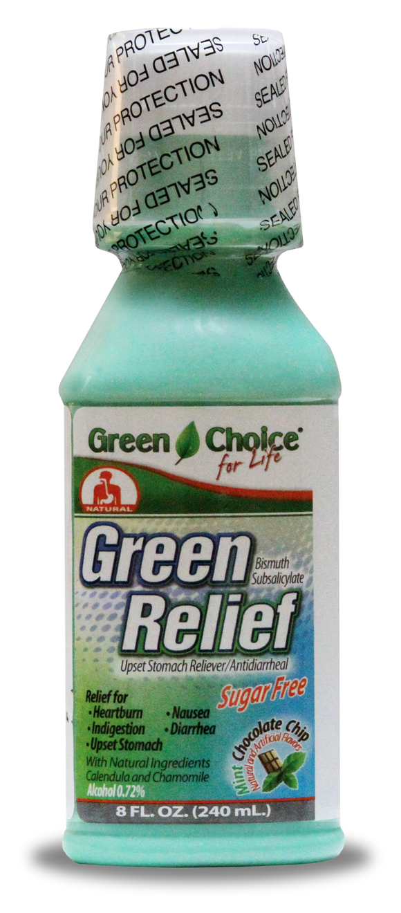 Green Relief Mint Chocolate Chip Flavor